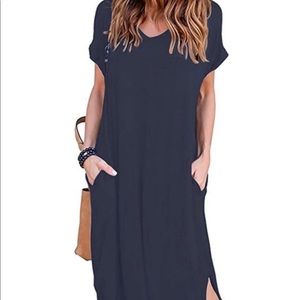 Navy Long Dress